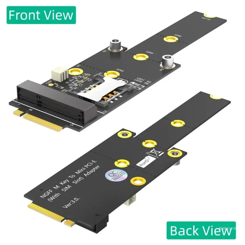 Адаптер Mini PCIE к M.2 M Key поддержка 2242 2260 2280 221100 жесткий диск NGFF Nvme Converters адаптер карта