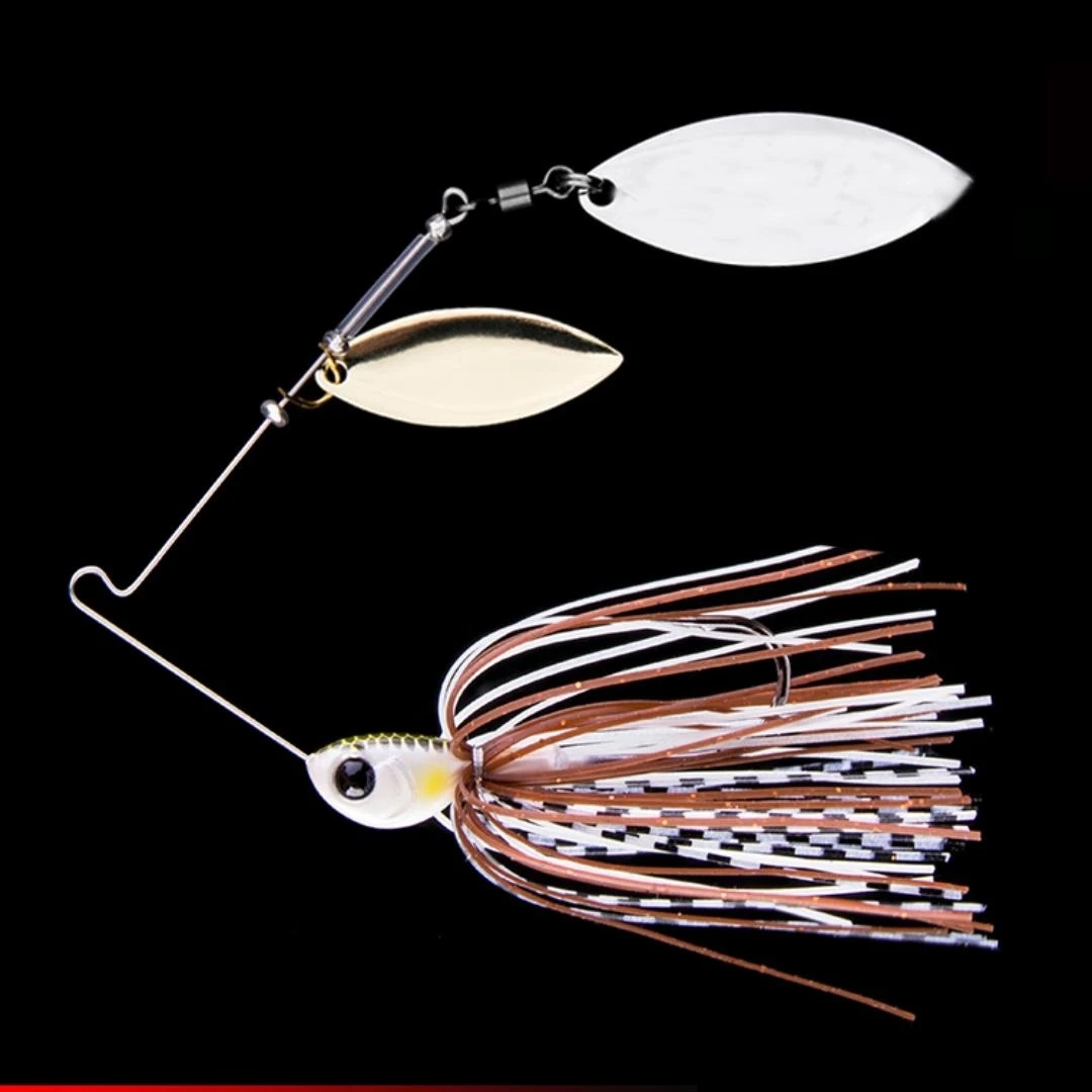 1/6 шт. 12/17 г композитная блесна вращающаяся в виде ложки с искусственными