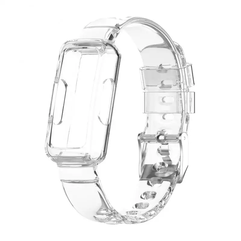 

For Fitbit Luxe Transparent Easy To Insert Universal Sports Wristband Feel More Comfortable Watchband Fitbit Luxe Watchband