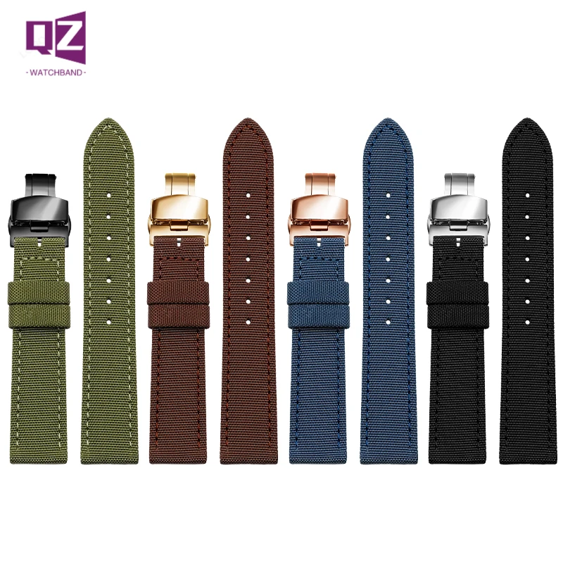 

Nylon Watchband for IWC CITIZEN Seiko SKX007 SKX009 Watch Strap Soft Comfortable Leather Band Fashion Watches Wristband