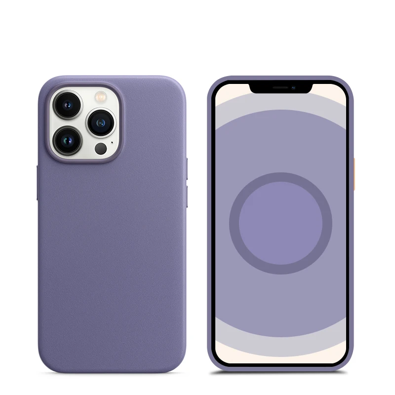 Original For Apple Magsafe Leather Magnetic Case For iPhone 12 13 Pro Max 12 13 Mini Case Wireless Charging Drop Protect Cover