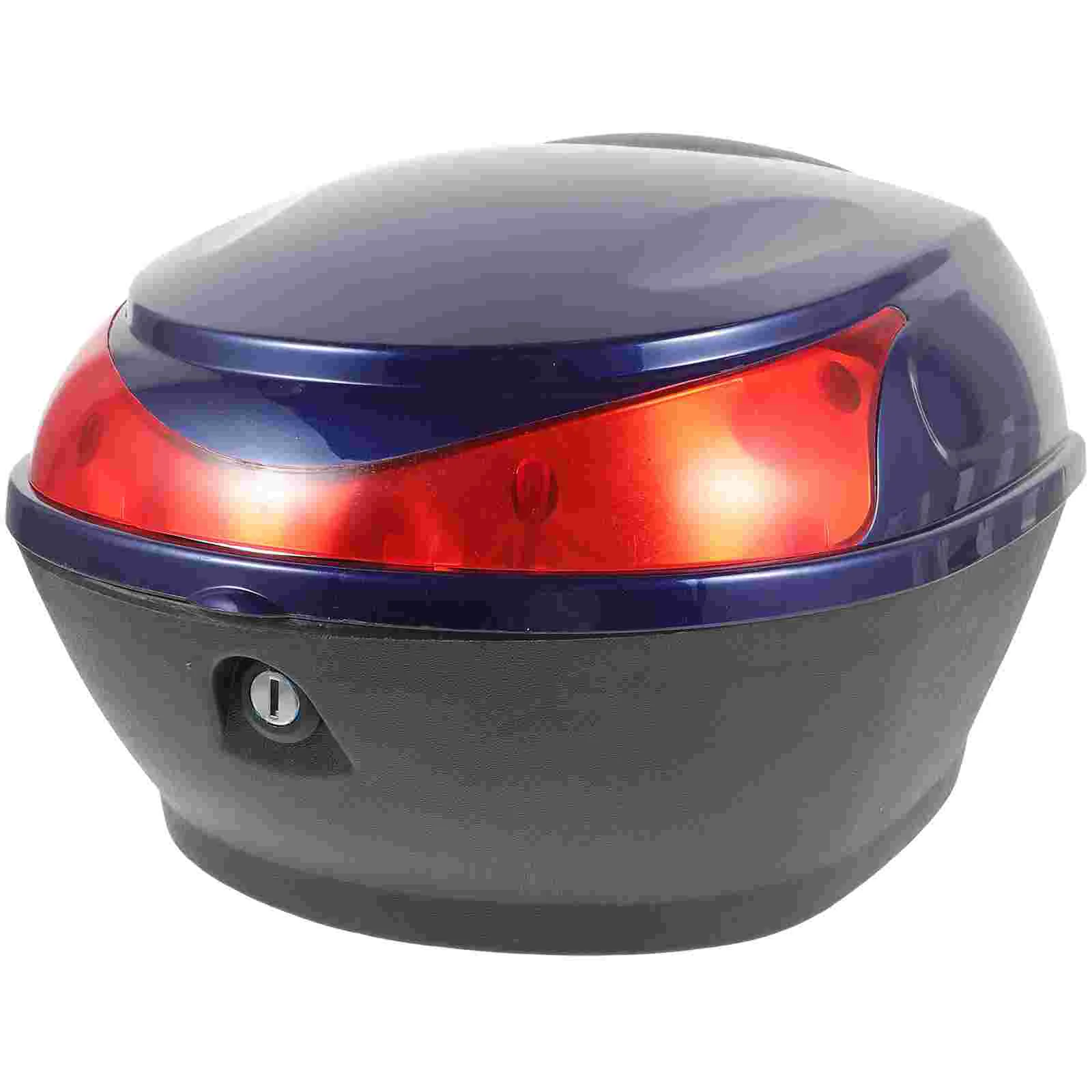 

Motorcycle Trunk Large Tail Box Scooter Capacity Replacement Trunk Top Lock Rear Luggage Case Hard Shell Carrier Soft