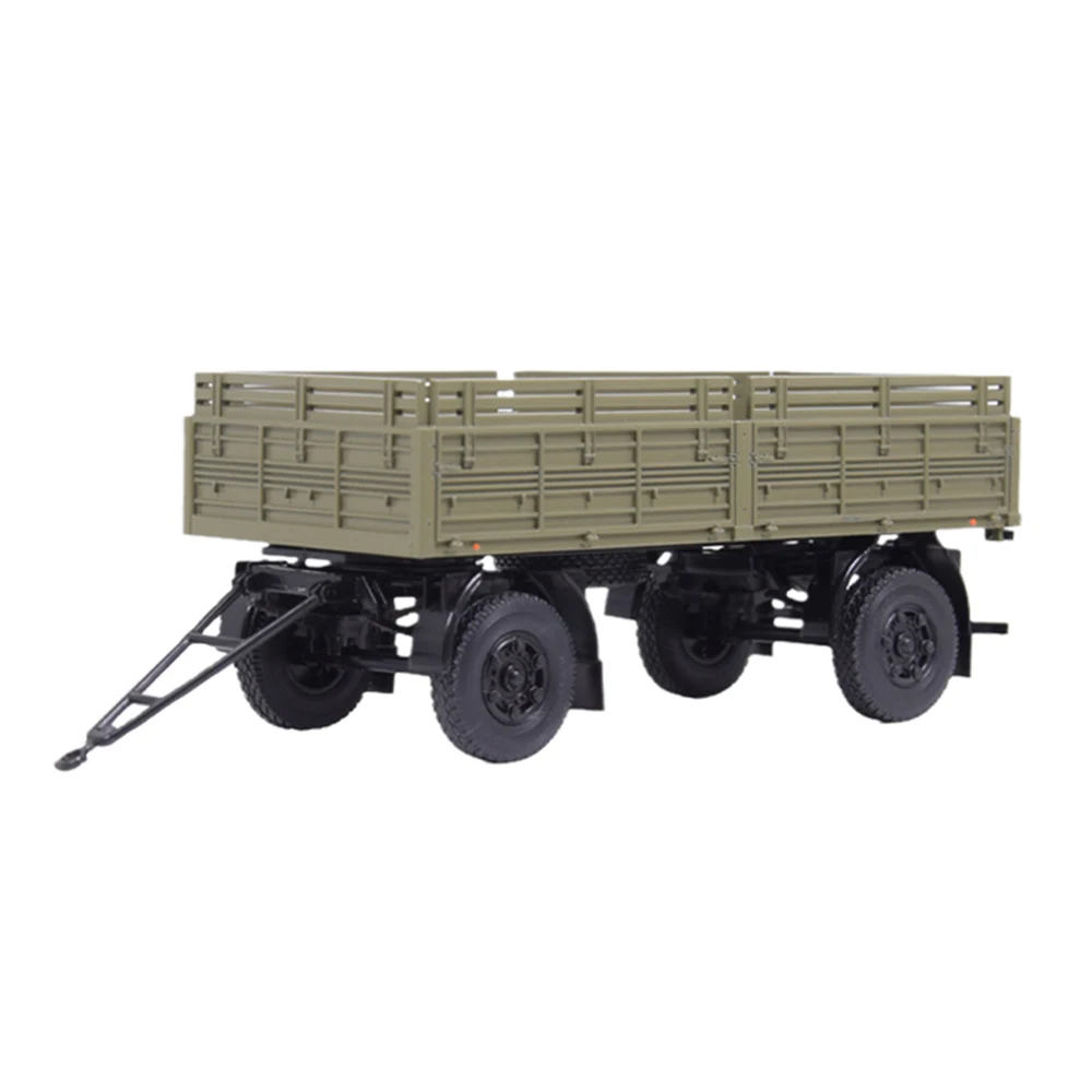 

1/43 scale Soviet truck MAZ-8926 two-axle military trailer plastic car model finished toy gift collectible