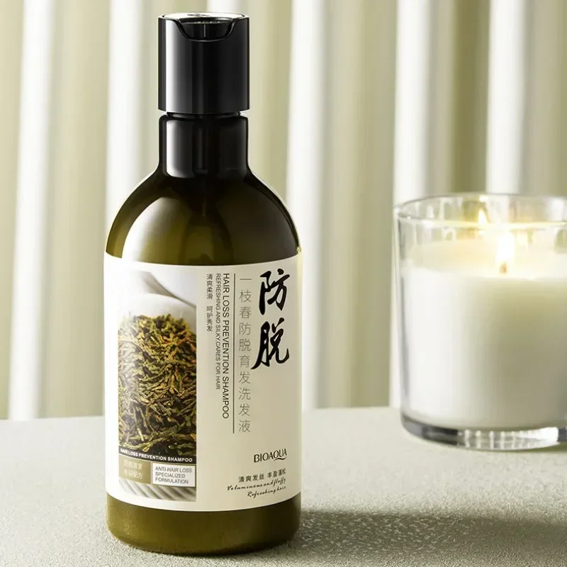 Шампунь с имбирем Polygonum чистка кожи головы восстановление сухих вьющихся