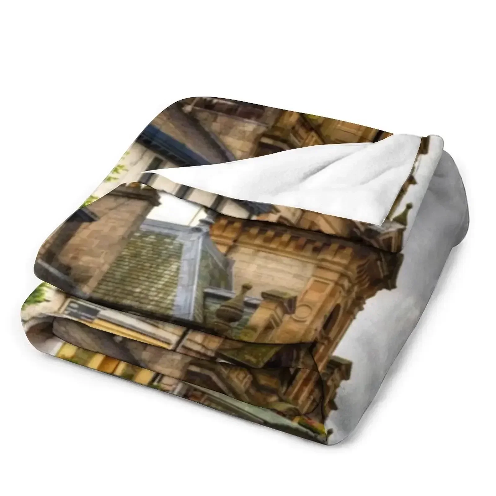 Одеяло Kendal Town Hall для декоративного дивана ретро-одеяла