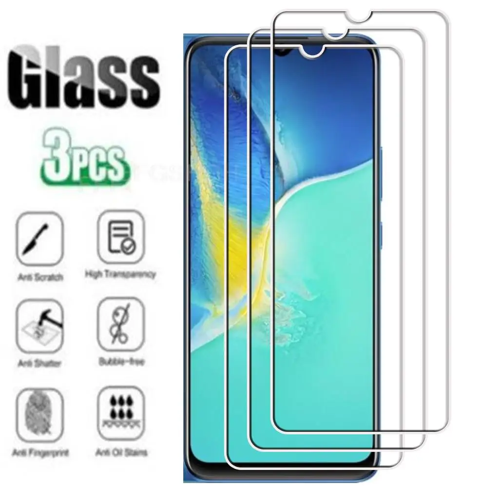 

HD Protective Tempered Glass For Vivo Y01 Y15s Y10 Y15a Y15c V2120, V2147 V2134 Screen Protector Protection Cover Film