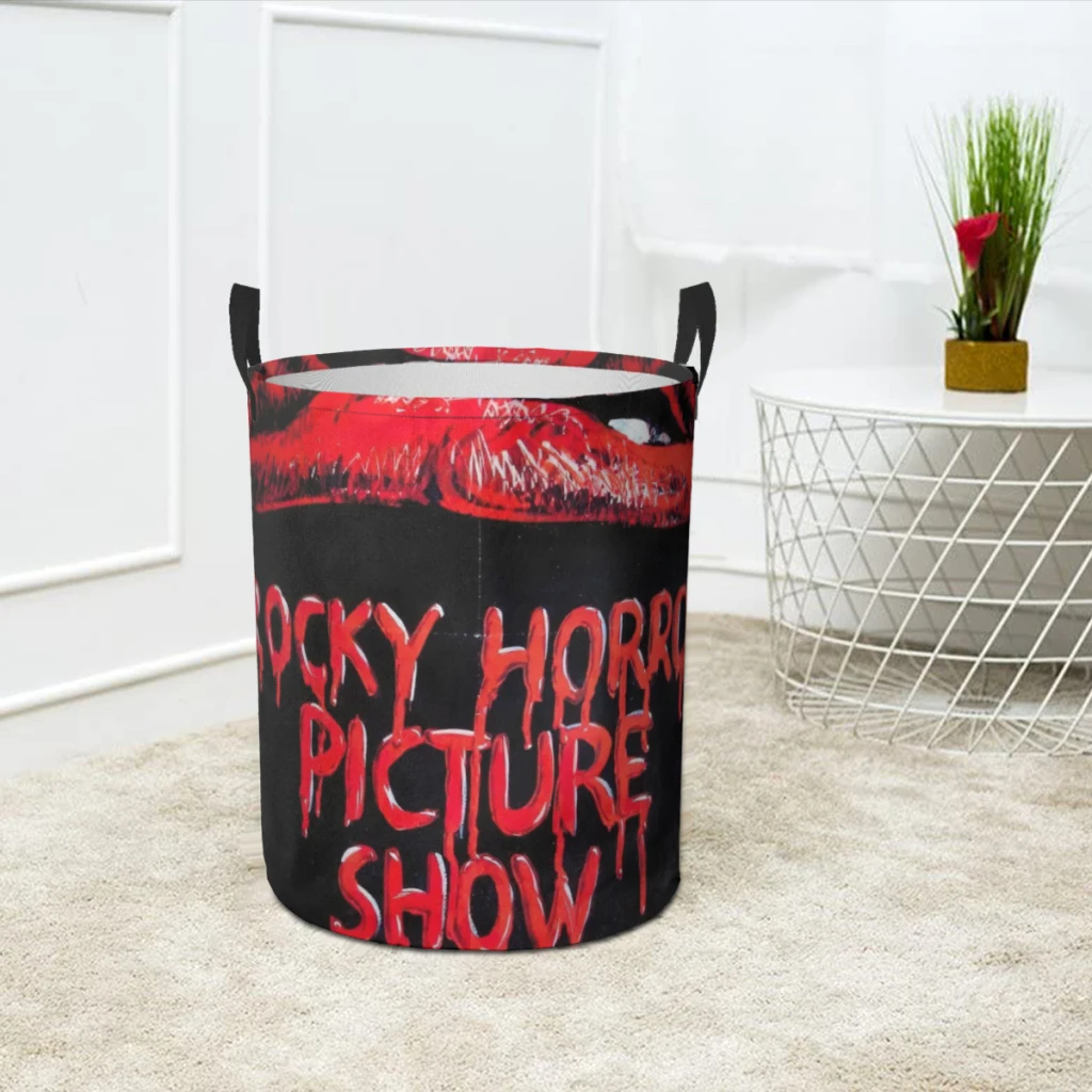Корзина для белья Rocky Horror Show Тканевая корзина Передвижная складная грязного