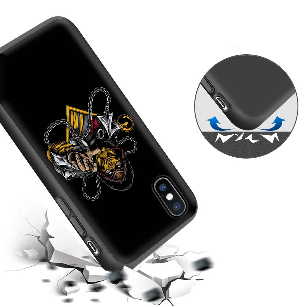 Мягкий силиконовый чехол A-18 Scorpion Sub Zero Mortal Kombat для Samsung Galaxy A53 A73 5G A12 A21s A11 A51 A52 A72 4G