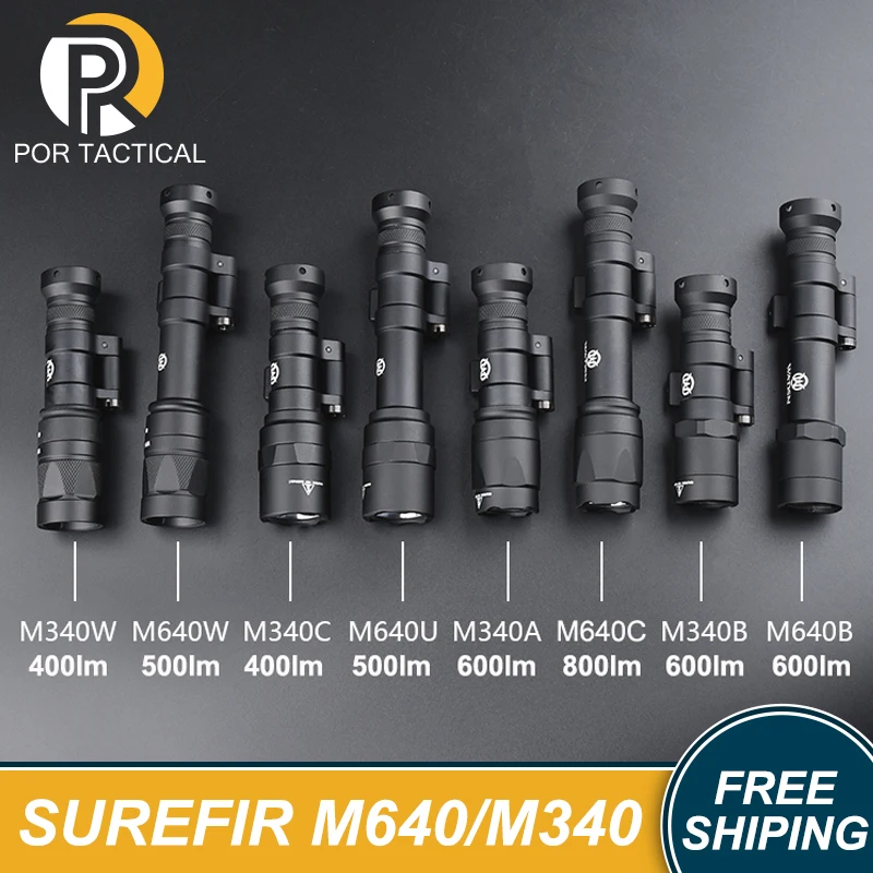 

Surefir Airsoft M600 M300 Tactical Weapon Flashlight WADSN M640 M340 Hunting Scout Light Rotating Base Fit M-Lok Keymod Rail