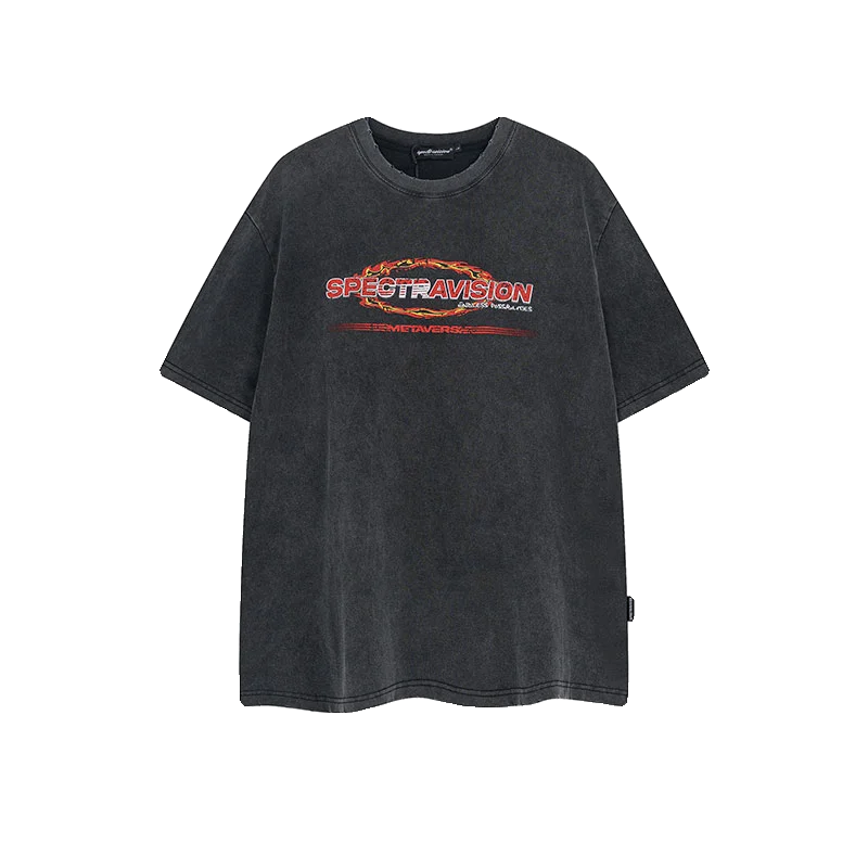 Модная брендовая дизайнерская американская Винтажная Футболка Kkyesiou с коротким