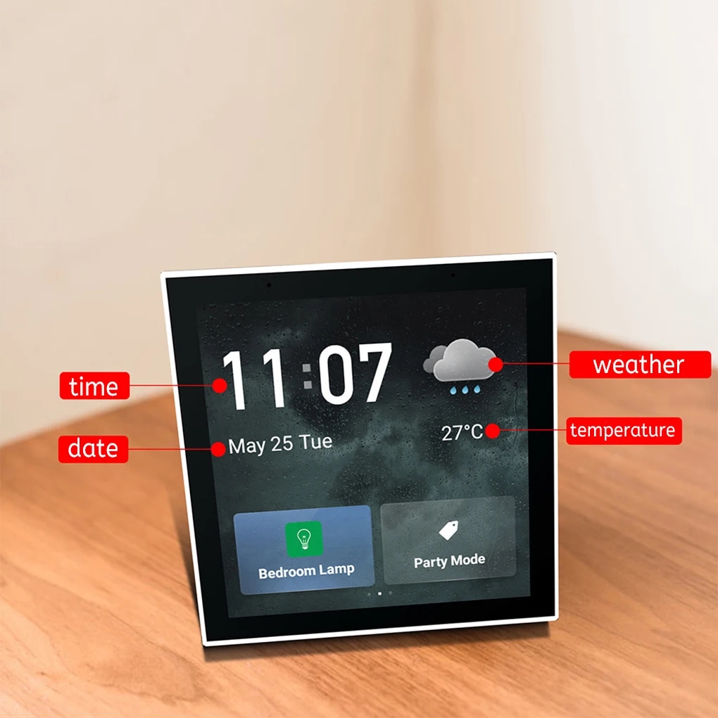 

Tuya Living Room Digital Display Smart Touch Screen Control Panel Hotel Central Controller Multifunctional Controllers