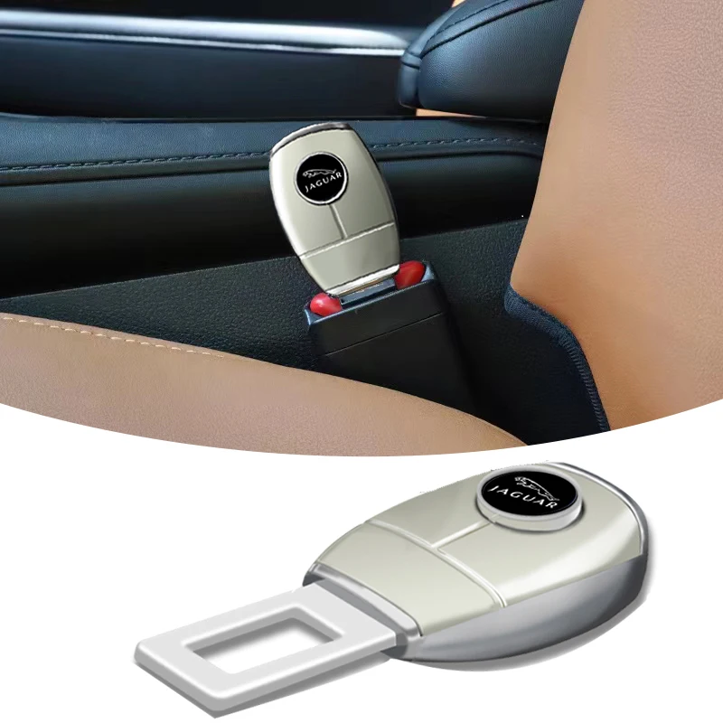 

Car Seat Belt Clip Extender Plug Buckle Accessories for Jaguar XF XE XJ XJ8 X351 F Pace X Type F Type Necklace Tijera Llavero