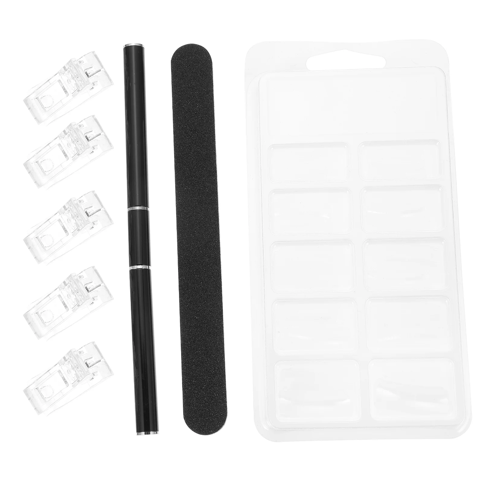 

1 Набор для дизайна ногтей набор для наращивания ногтей полировальная полоса кристальная ручка для ногтей