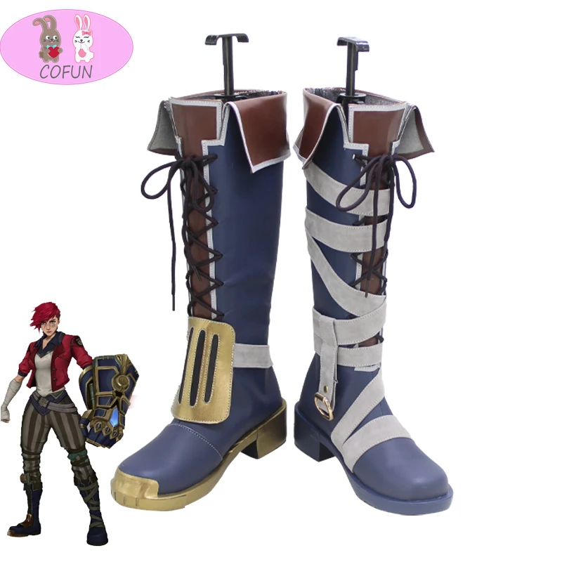 

Обувь для косплея LOL Arcane VI, женская обувь, реквизит для косплея на Хэллоуин, изготовленные на заказ