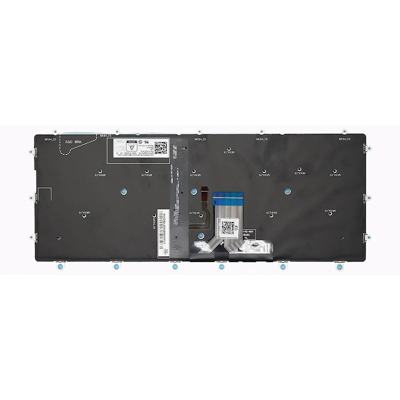 Фото Русская клавиатура для ноутбука DELL XPS 13 9365 2-in-1 P71G 0WPCF9 PK131QS1A00 NSK-EG0BC 0GK2HH PK131QS1A15 0K0P6H 0YRJVW №4