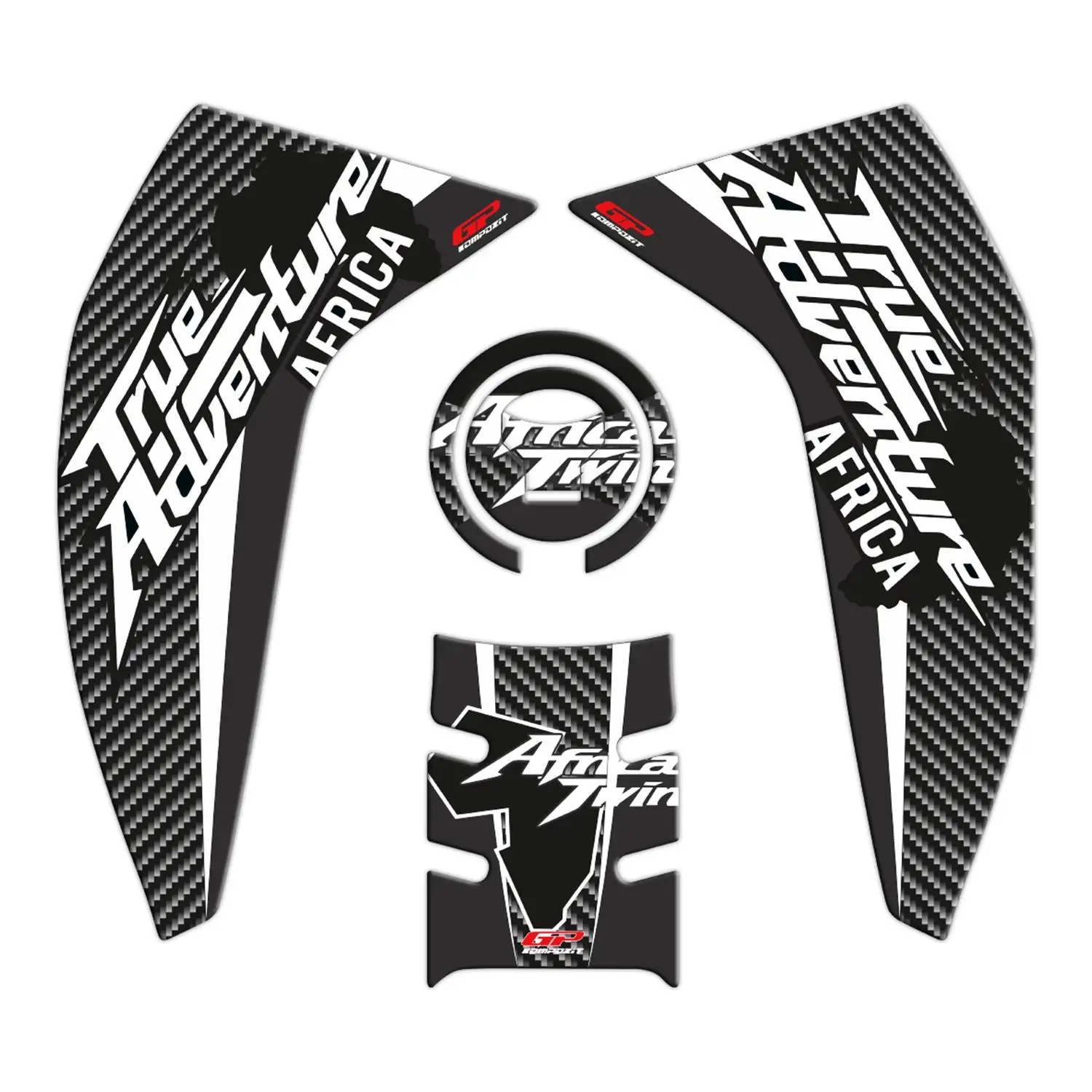 

Комплект композитных подушек GP для резервуара Africa Twin 2016-2019, углеродная наклейка, доступ к проектированию мотоциклов