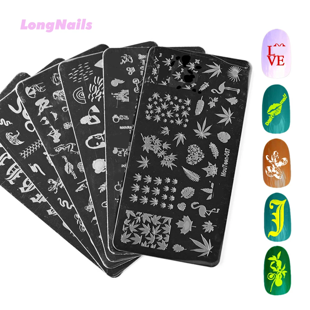 

1pcs Cartoon Mouse Nail Stamping Template Flamingo English Letter,Models Sexy Girl Print Stencil DIY Nail Art Plate Stamp 159598