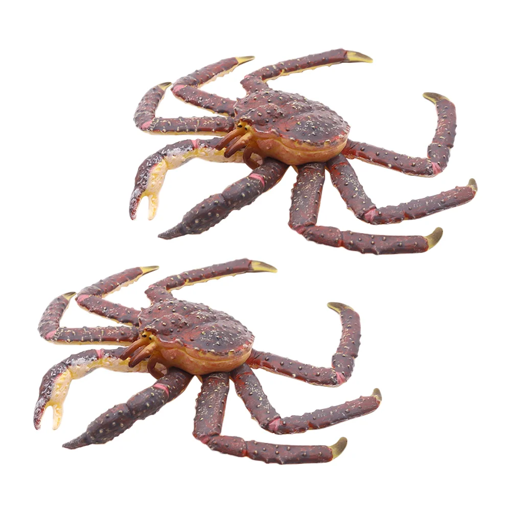 

Crab Toy Animals Decor Model Toys Sea Artificial Crabs Miniature Ocean Animal Statues Kids Marine Figurine Outdoor Ornament