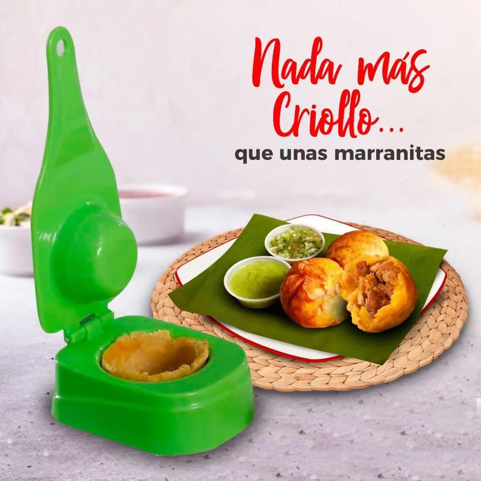 

Tostonera Toston Maker | Potato Plantain Smasher | Stuffing Solid Press Masher Deep Plantain Baskets Squeezer Dish Kitch