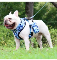 vest style small medium dog chest strap collar necklace leash harness chain dog poop bag set pet dog supplies puppy accessories