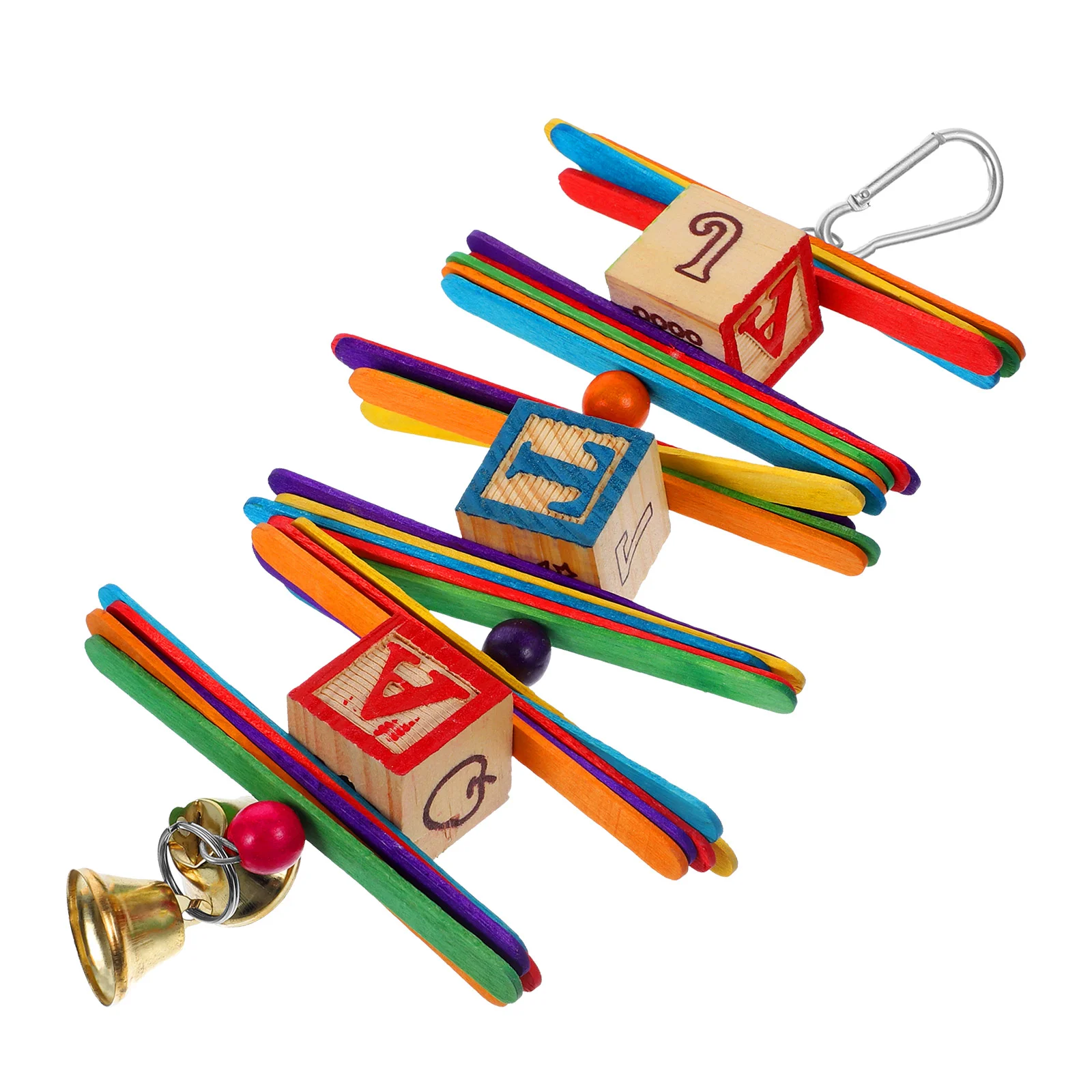 

Parrot Chewing Toy Cage Small Bird Toy Bird Cage Toys Household Cockatiel Decorative Toys Bird Hanging