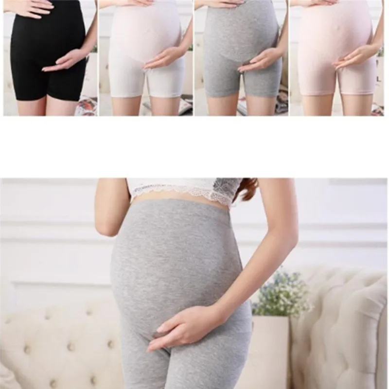 

Pregnant Women Lift Belly Safety Pants Boxer Briefs High Waist Adjustment Stomach Lift Pregnant Women's Boxer Pants Anti-light