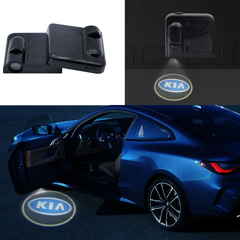 

Wireless LED Door Welcome Light Ghost Shadow Laser Projector Light For KIA K5 Stinger Soul Optima Forte Sportage Sorento Picanto