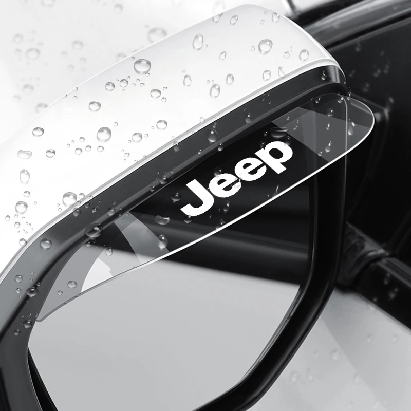 Автомобильное зеркало заднего вида защита от дождя и аксессуары для Jeep Cherokee Wrangler