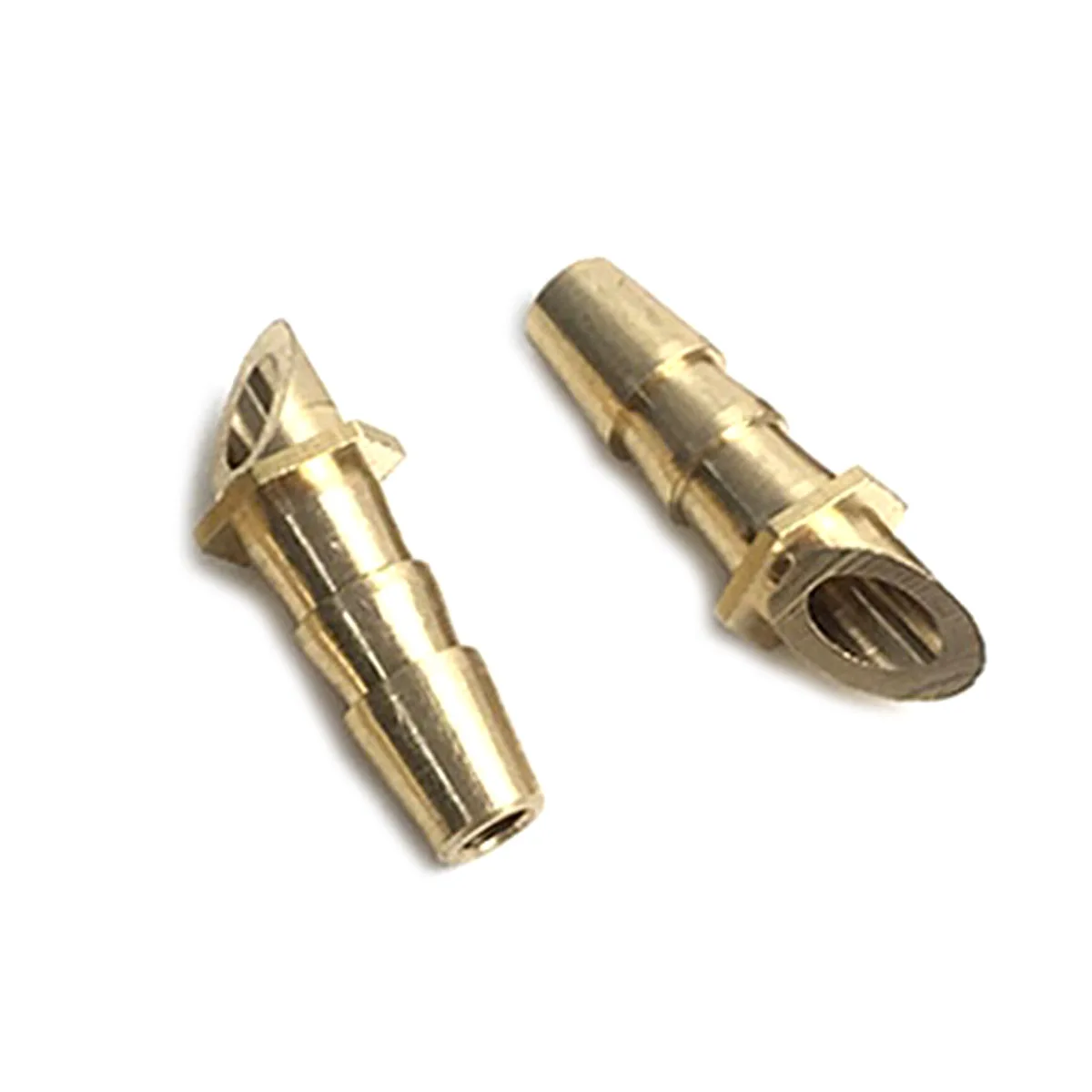 

2pcs Inner 3.5mm /Outer 6mm Rc Boat Brass Bevel Nozzle Boat Bottom Water Wiper Nozzle For Methanol Gasoline Boats