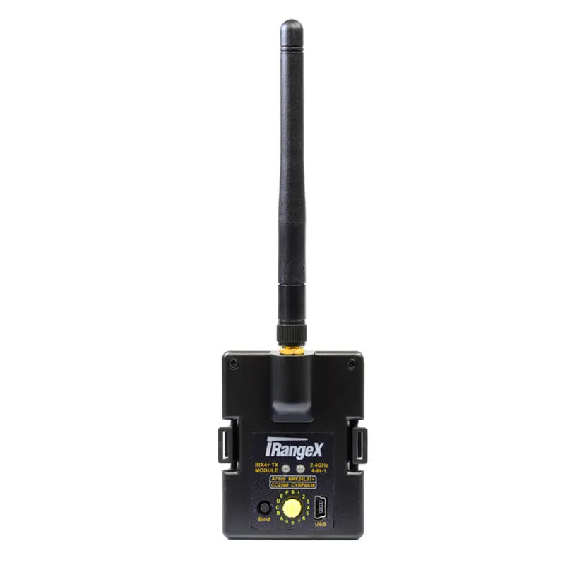 IRangeX IRX4 Plus 2 4G CC2500 многопротокольный ARM OpenTX модуль с чехлом для FS FLYSKY X9D X10 DSM2 JR 4 в 1