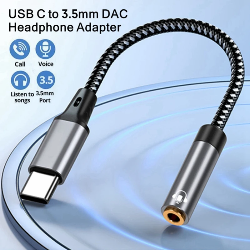Аудиокабель USB C с разъемом 3 5 мм Адаптер Type для наушников Huawei Xiaomi Samsung Galaxy |