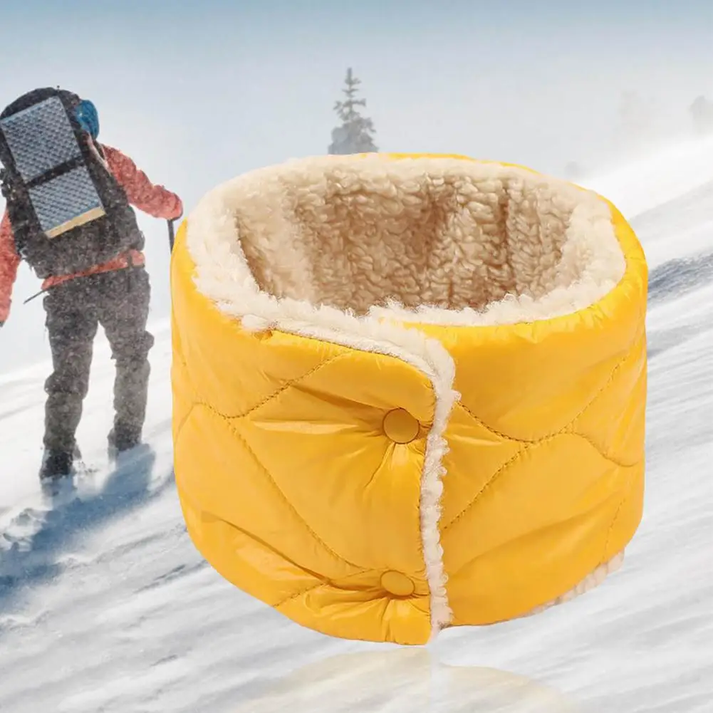 

Популярный зимний шарф с кожаными кнопками уютный мужской женский Косынка шарф унисекс шарф защита от холода