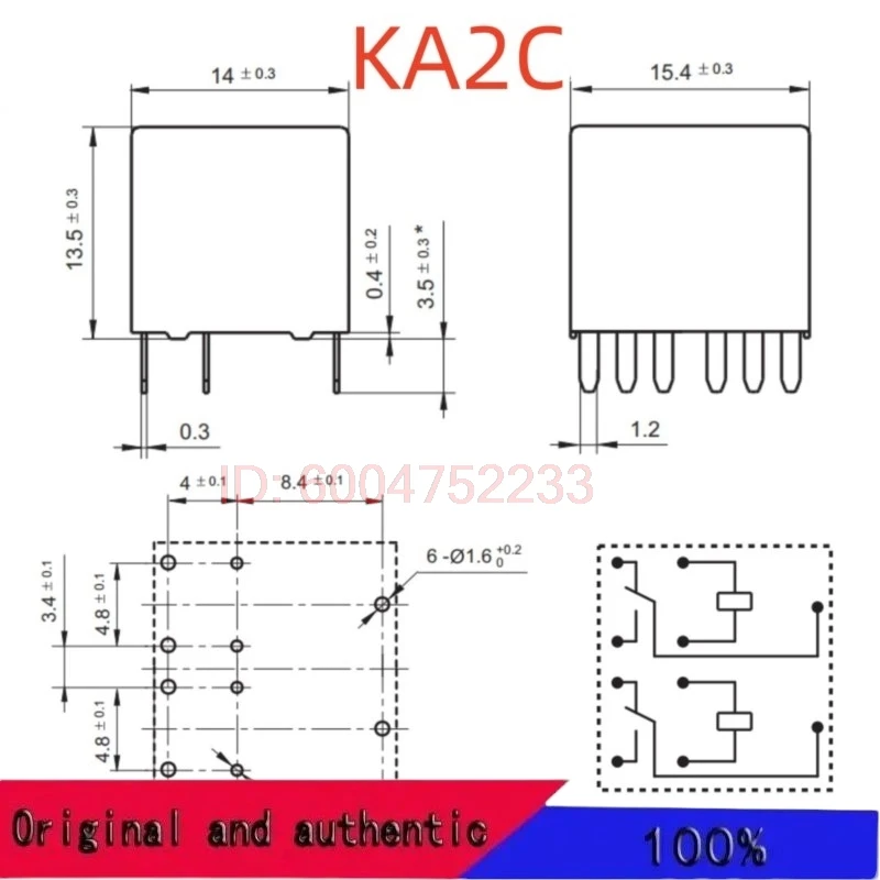 Фото 10 шт. новые реле HFKA 012-2ZSPT; HFKA 012-2ZST; HFKA 012-2ZSPT(555); (KA2C-12V-25A) с 10 контактами №2