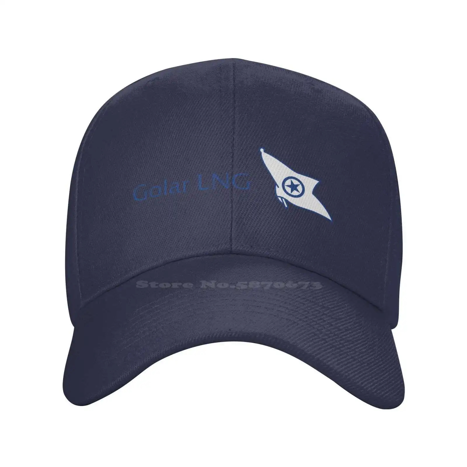 

Golar LNG Logo Print Graphic Casual Denim cap Knitted hat Baseball cap