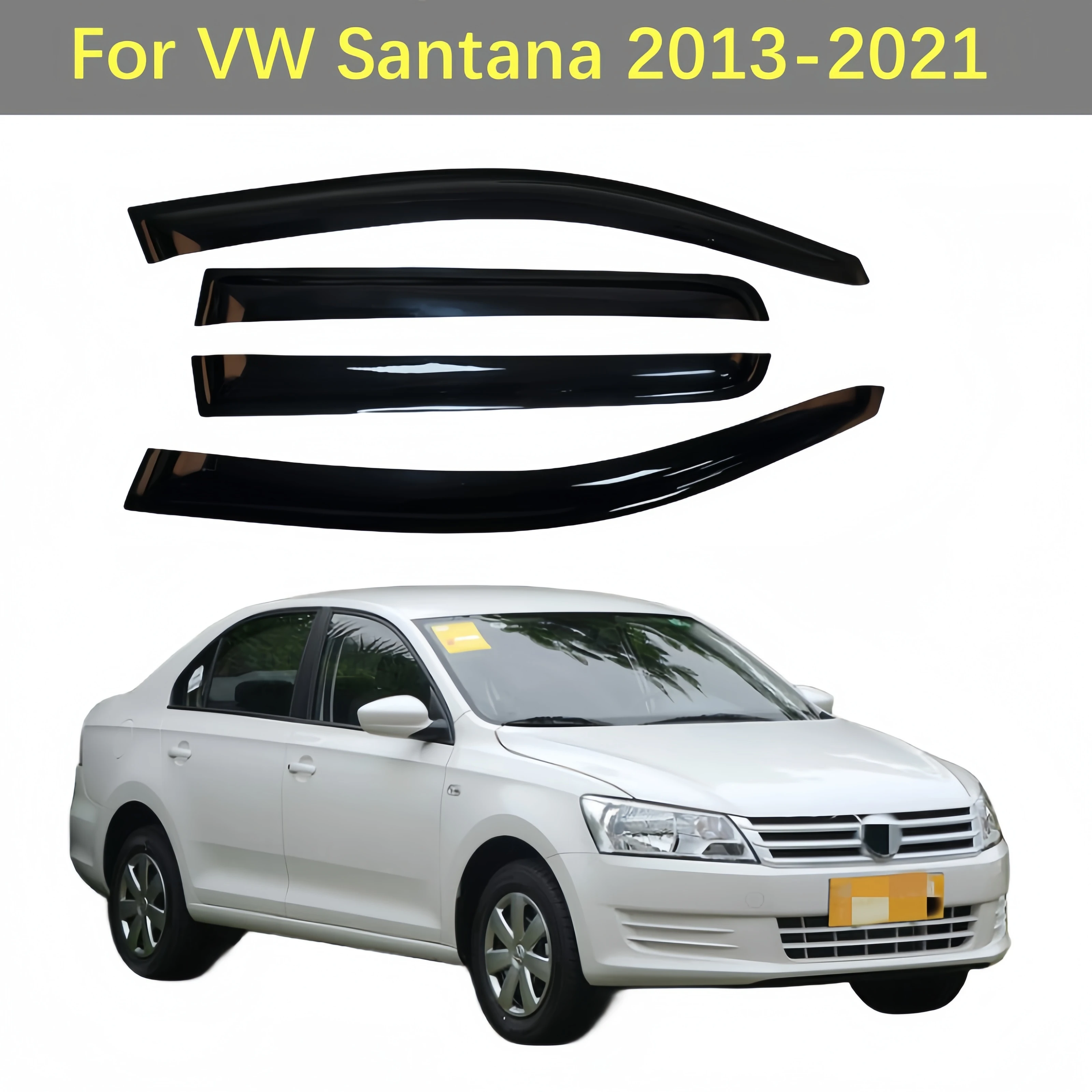 Для VW Santana 2013-2021 аксессуары для стайлинга автомобиля оконный козырек дефлектор