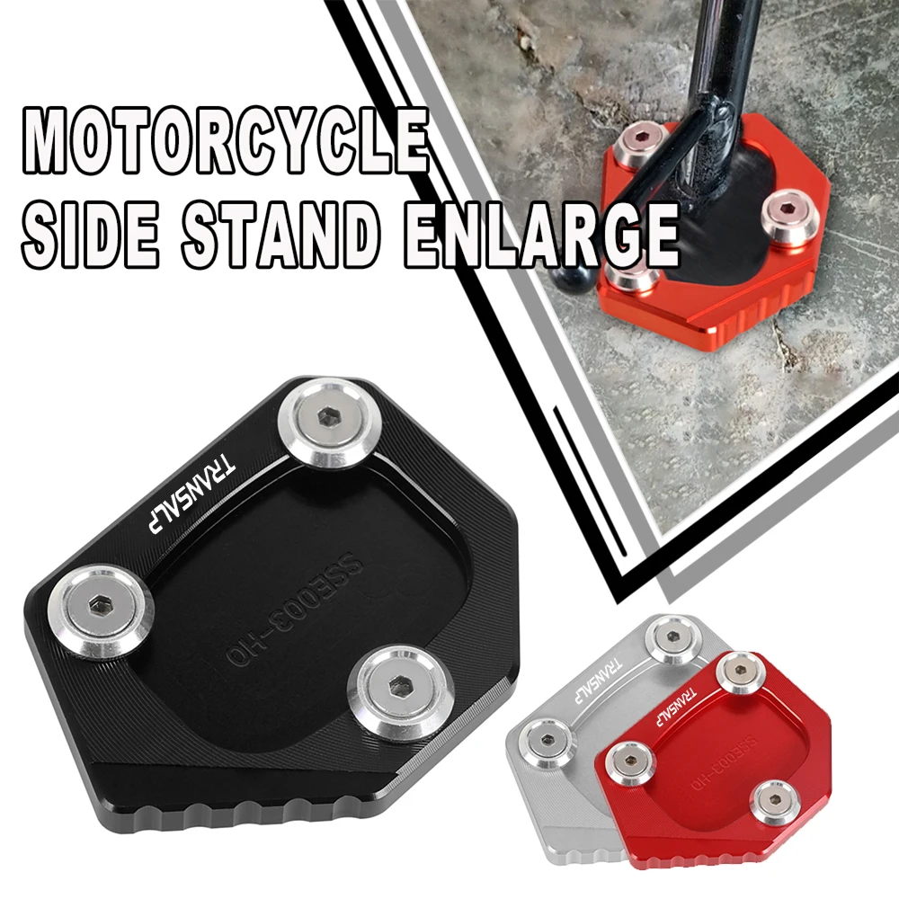 

TRANSALP FOR Honda XL600V Transalp Motorcycle Side Stand Enlarge Kickstand Foot Pad Plate XL650V Transalp XL700V Transalp