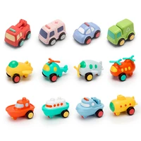 kids mini car model toy pull back car toys mobile vehicle inertia ship plane models boy toys educational toys for children gifts