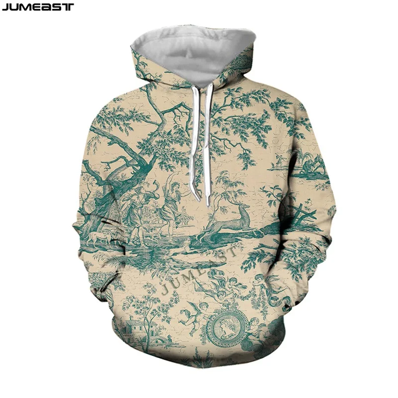 

Jumeast Men Women 3D Sweatshirt Oversized Male Female Streetwear Coat Ink Painting Long Sleeve Cap Hoody Sport Pullover Hoodies