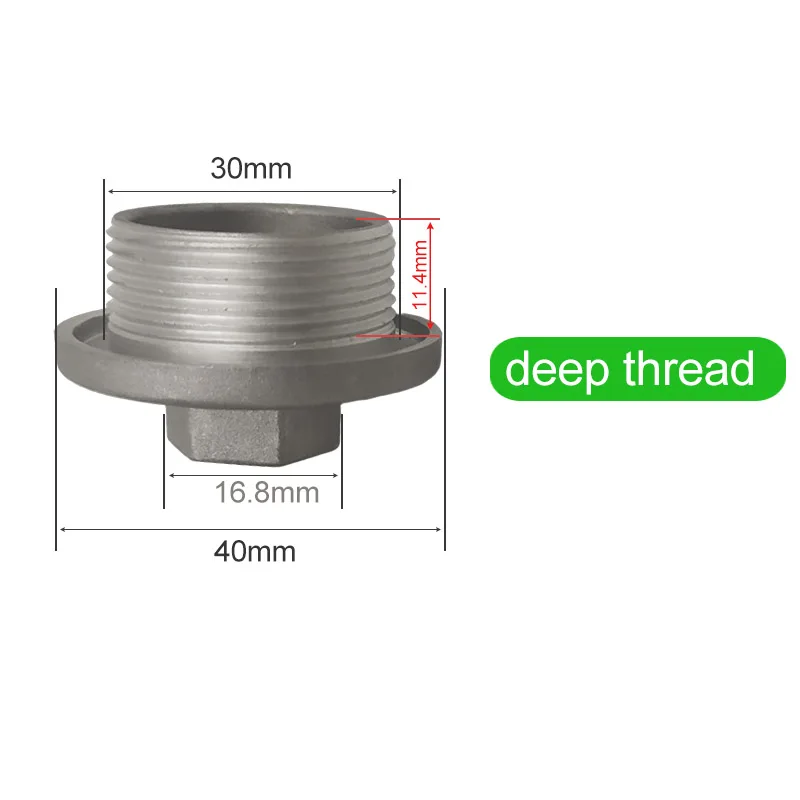 

Крышка сливной пробки масла с глубокой резьбой для скутера, резиновое уплотнительное кольцо для GY6 50 80CC GY6125 150 KYMCO, крышка слива масла, детали двигателя