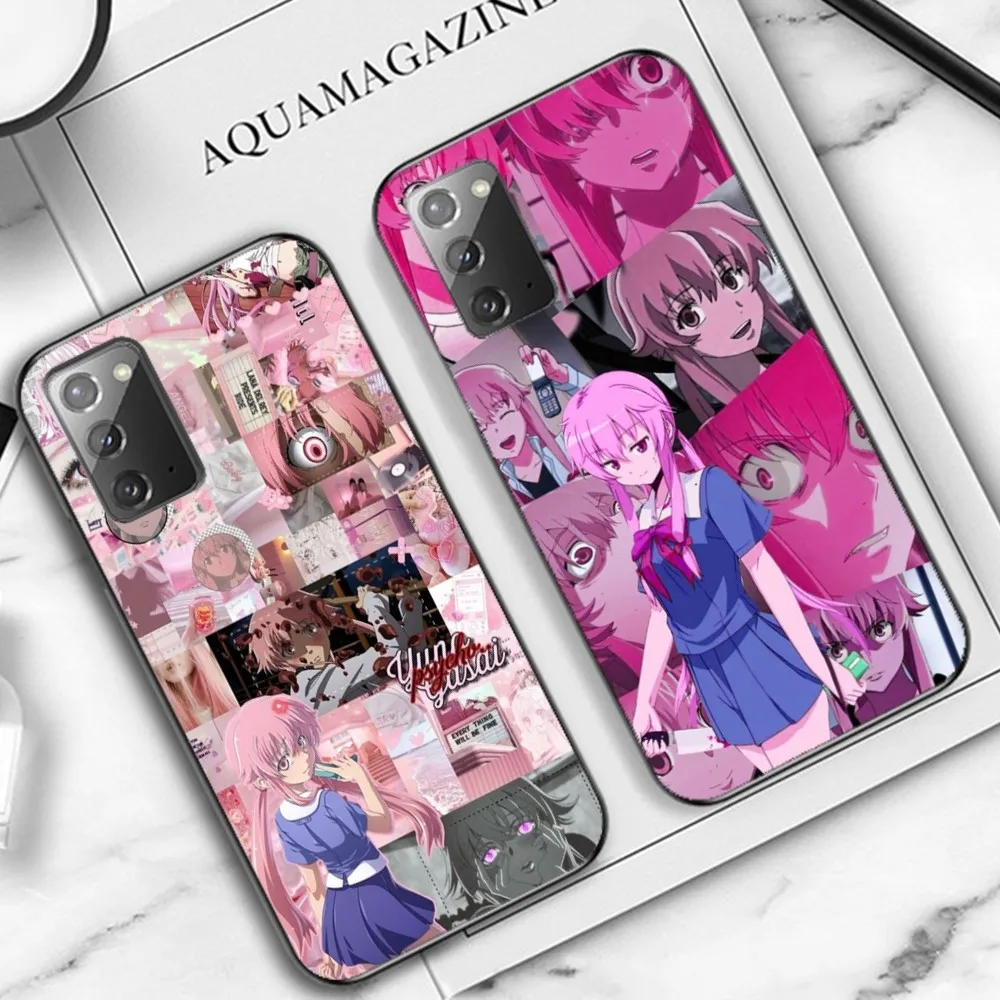 

Anime Mirai Nikki Future Diary Phone Case For Samsung Note 8 9 10 20 pro plus lite M 10 11 20 30 21 31 51 A 21 22 42 02 03