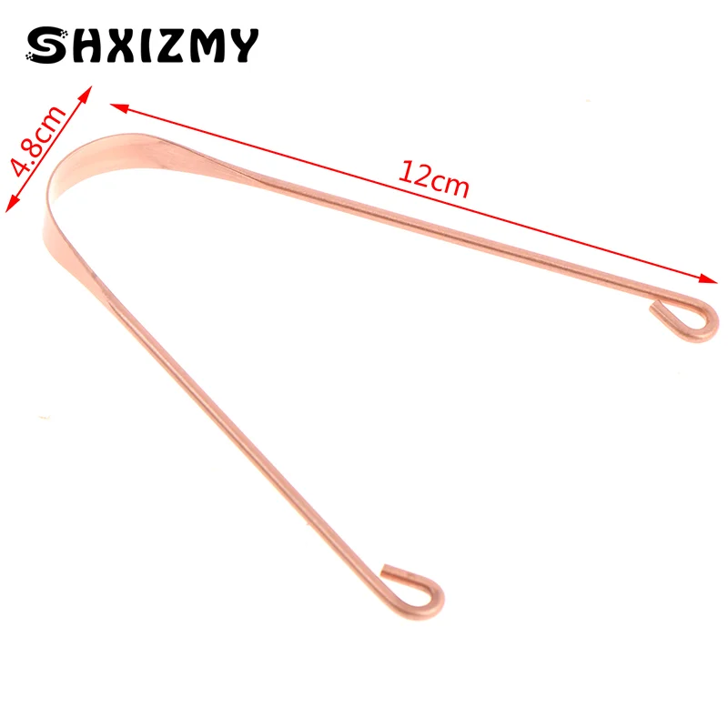 1 шт. медный скребок для языка мужчин и женщин