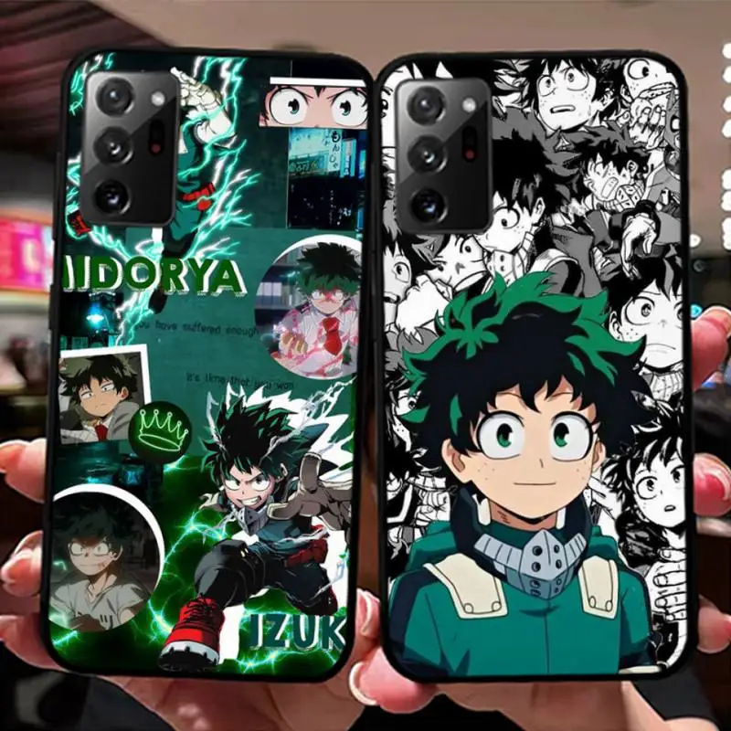 

Anime My Hero Phone Case for Samsung Note 5 7 8 9 10 20 pro plus lite ultra A21 12 72