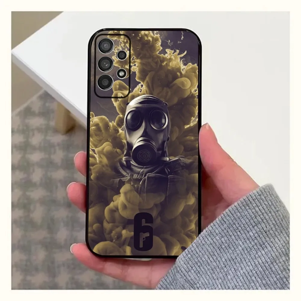 Чехол для телефона Game Rainbow Six Siege Samsung Galaxy A20 A21s A22 A31 A32 A52 A53 A72 73 A80 A91 Мягкий черный