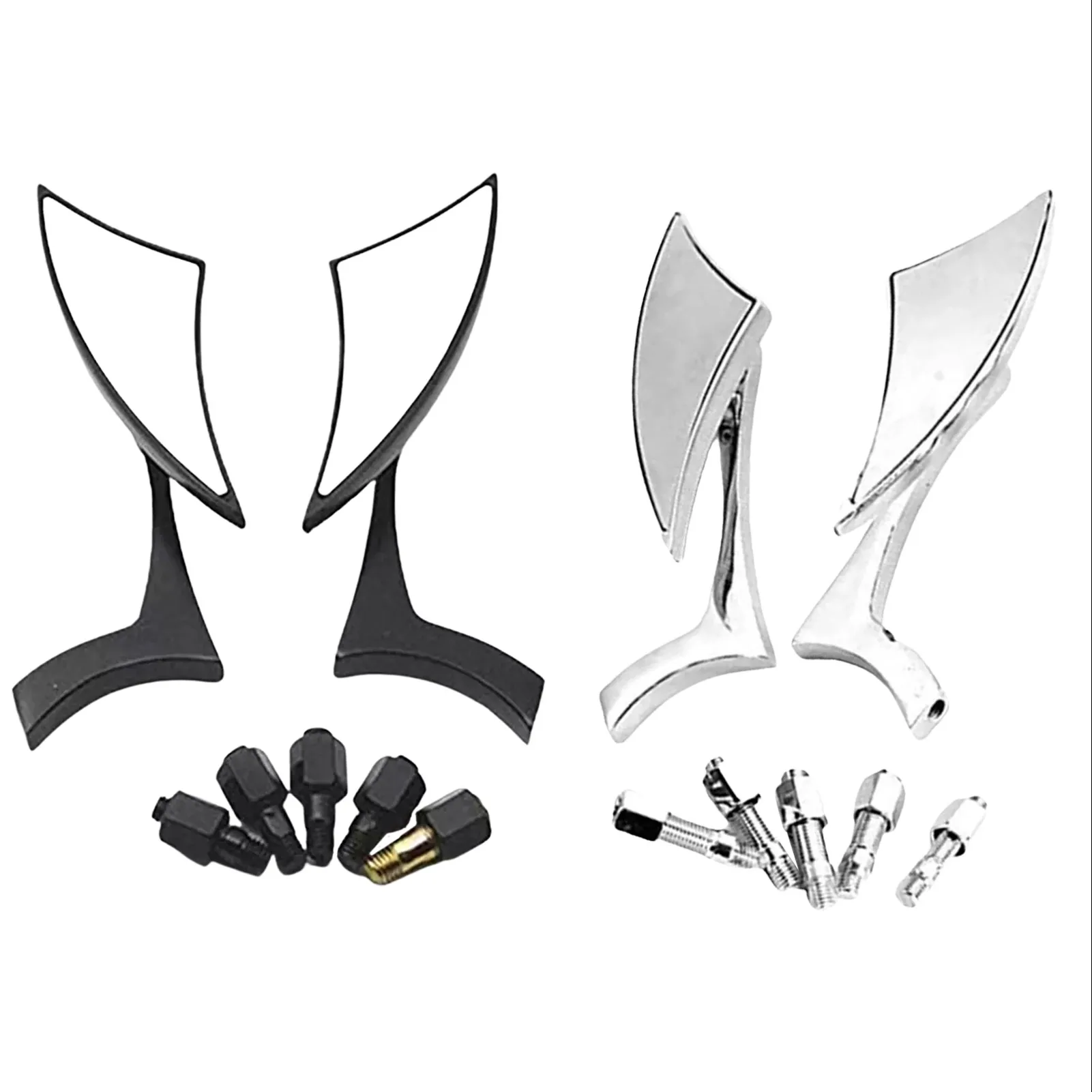 

Motorcycle Rearview Mirrors Motorcycle Side Mirror Blade Rear View Mirrors Aluminum Motorbike Rear View Side Mirrors Universal