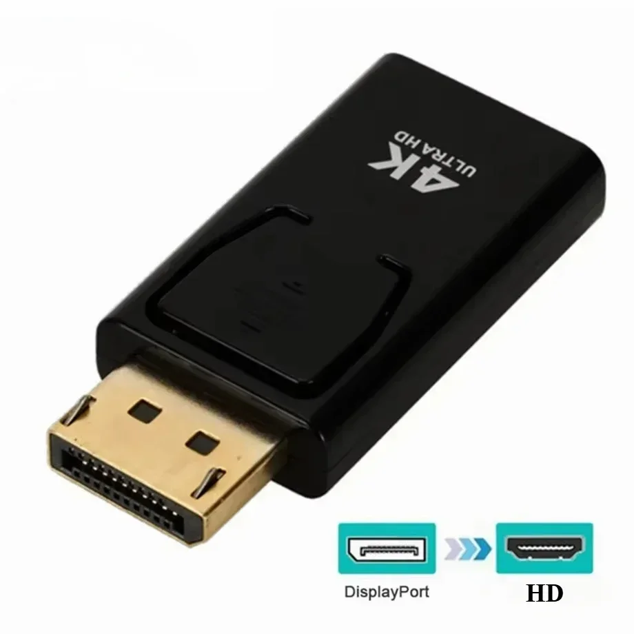 Кабель-адаптер совместимый с 4K DisplayPort на HD 1080P DP HD-совместимый видео-аудио