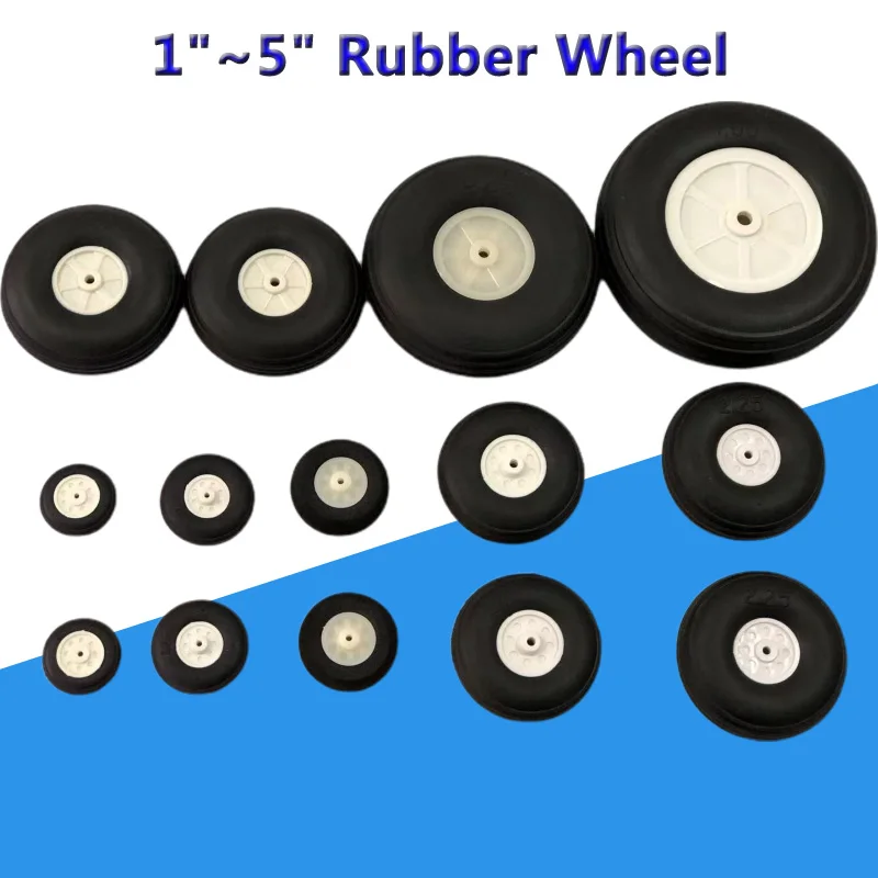 2 шт. 1-5 дюймов шины для хвостовых колес качественная резина PU EVA эластичная с