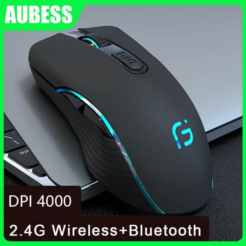 

Wireless Mouse Rechargeable Bluetooth Silent Ergonomic Computer 2400 DPI For IPad Mac Tablet Macbook Air Laptop PC Gaming Office