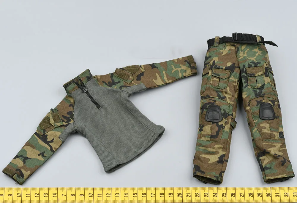 

Easy&Simple ES 26049R 1/6 Special Force Group Crisis Response Force Battle Uniform Dress Set Waist Belt Fit 12" Doll Action DIY