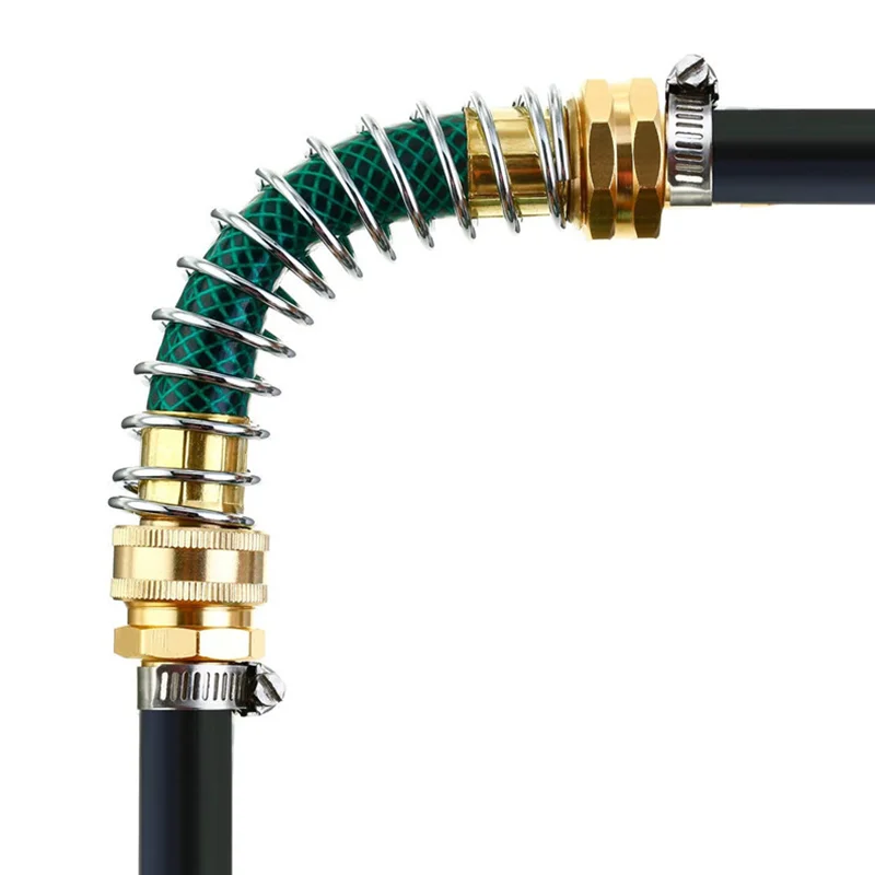 

2023 трубка для полива сада Гибкая пружинная трубка для сада, дома, полностью медная трубка 6 дюймов