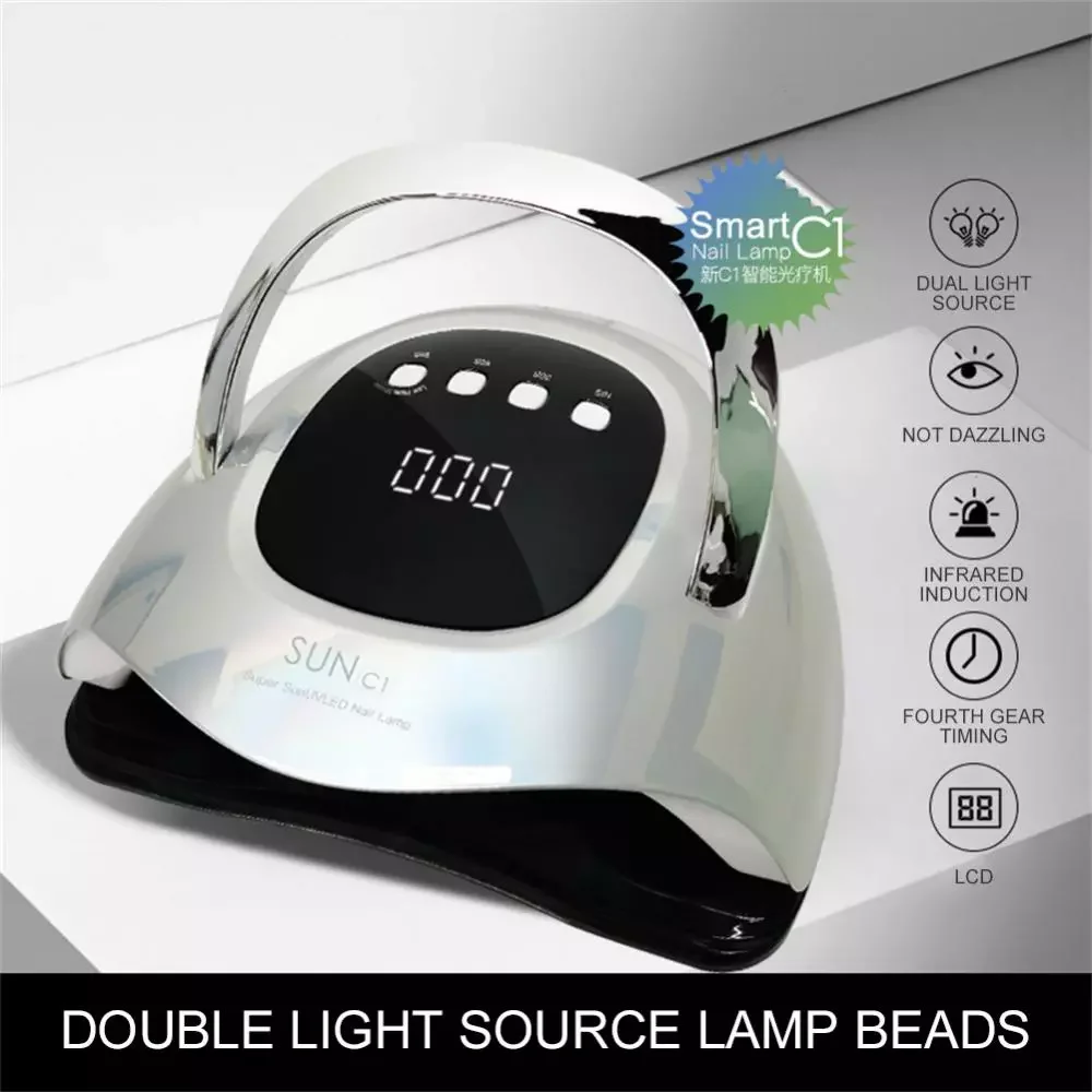 

2022NEW Nail Dryer Nail Lamp 120W 63 LED Lamp Bead UV LED Nail Lamp For Quick Drying Nail Polish Gel Nail Art Manicure Tool